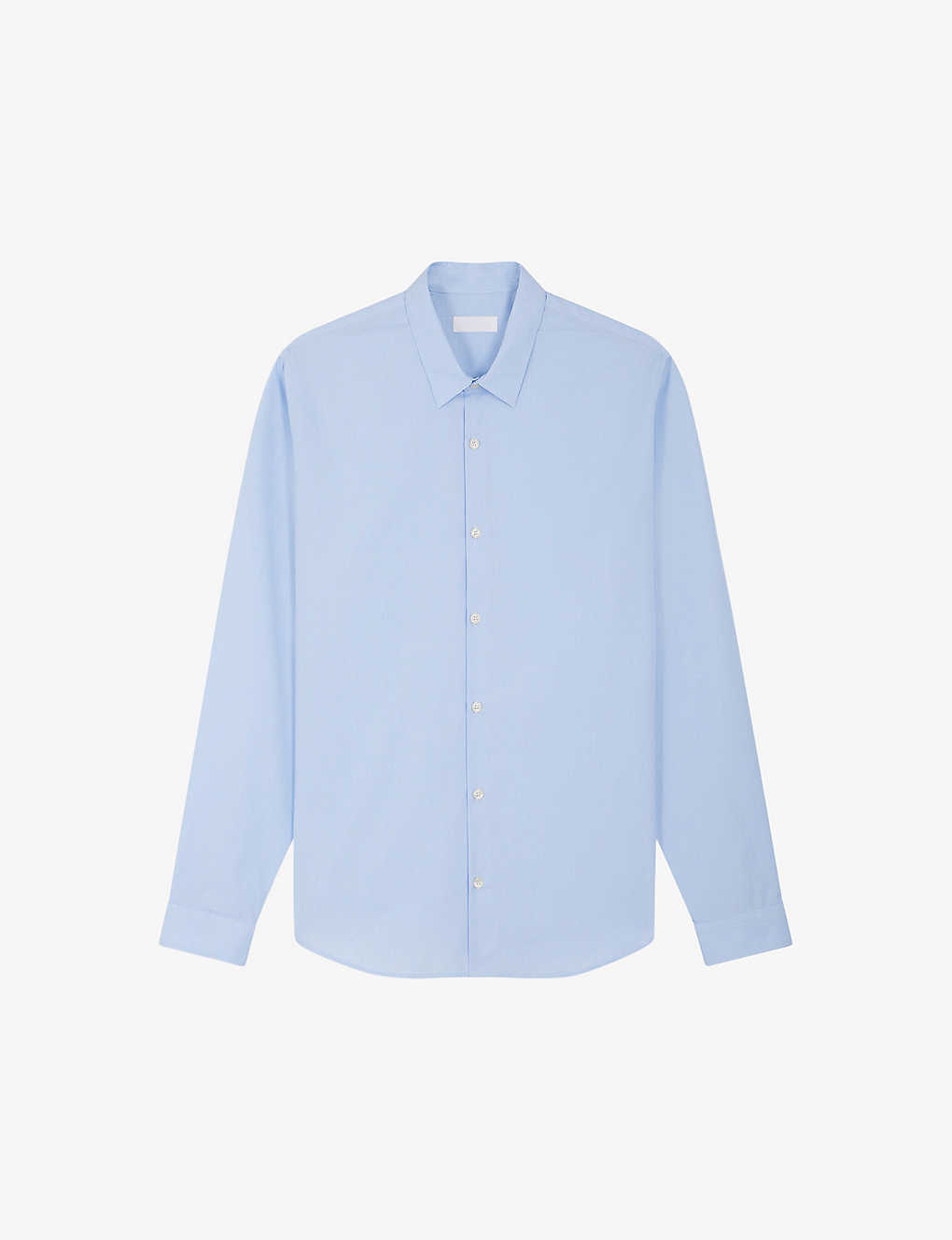 Balibaris Jay Semi-fitted Striped Cotton Shirt In Light Blue/white