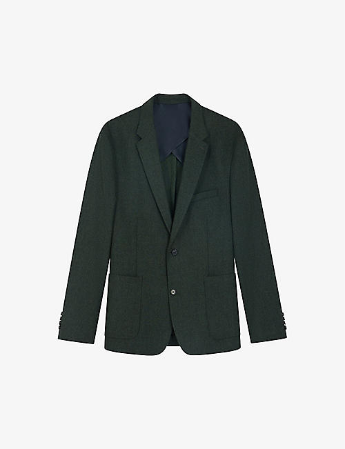 BALIBARIS: Heaton patch-pocket wool-blend blazer