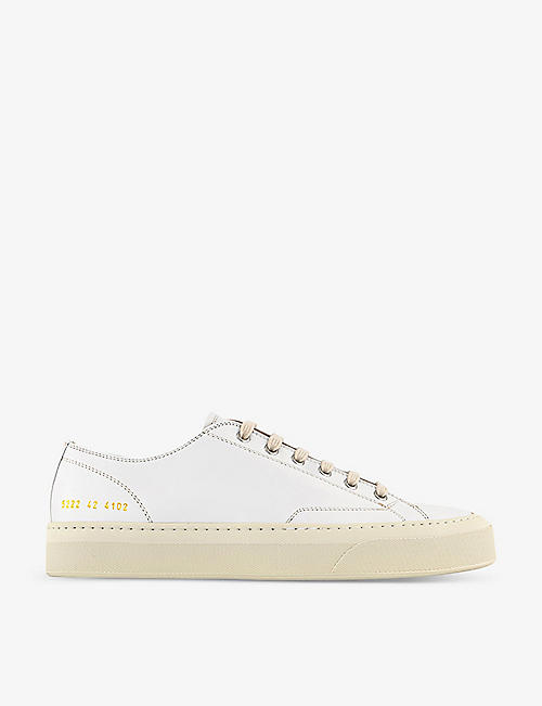 COMMON PROJECTS: Tournament leather low-top trainers