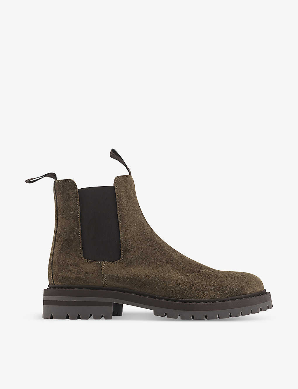 Shop Common Projects Mens Grey Suede Suede Chelsea Boots