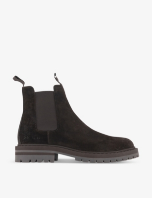 COMMON PROJECTS: Suede Chelsea boots