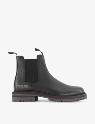 Common projects chelsea 2024 boots black leather