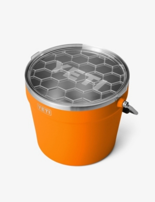 Shop Yeti Orange Rambler 7.6l Stainless-steel Beverage Bucket