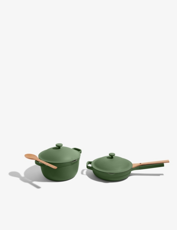 Home Cook Duo ceramic pot and pan two-piece set worth £270