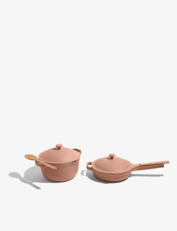 Home Cook Duo ceramic pot and pan two-piece set worth £270