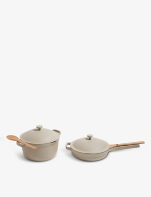 Our Place Steam Home Cook Duo Ceramic Pot And Pan Two-piece Set Worth £270