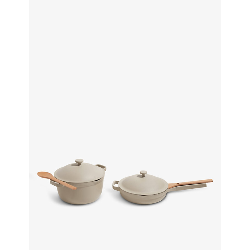 Our Place Steam Home Cook Duo Ceramic Pot And Pan Two-piece Set Worth £270