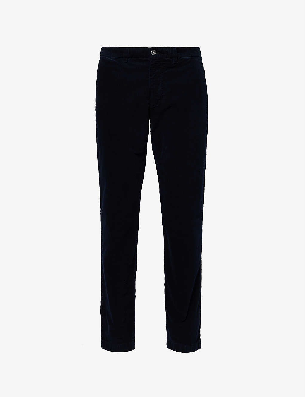 Tommy Hilfiger Mens Desert Sky Denton Corduroy Regular-fit Straight-leg Stretch-cotton Trousers In Blue