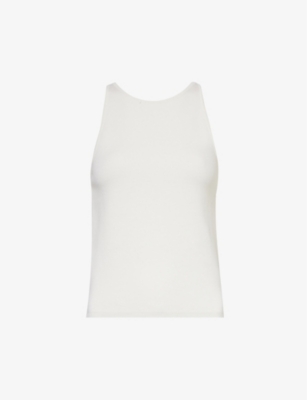 Max Mara Cashmere Tank Top In Ivory