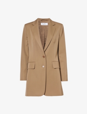 MAX MARA: Caprile single-breasted wool-blend blazer