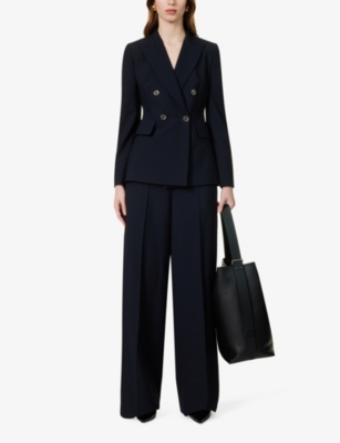 MAX MARA: Albero double-breasted wool-blend blazer