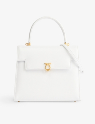 LAUNER Traviata leather top handle bag