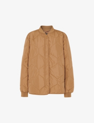 WHISTLES: Ida diamond-quilted recycled-polyester coat