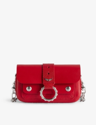 Zadig & Voltaire Zadig&voltaire Power Kate Stud-embellished Leather Wallet Bag