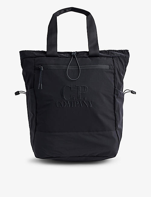CP COMPANY: Logo-embroidered shell backpack