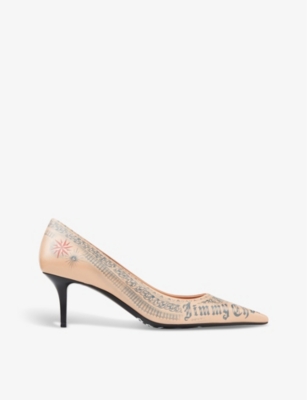 Jimmy Choo X Jean Paul Gaultier 60mm Pumps In Beige