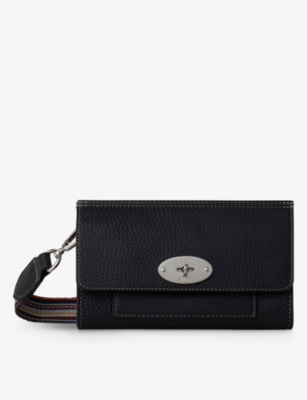 Mulberry Antony Leather Messenger Across Body Bag, Dark Grey