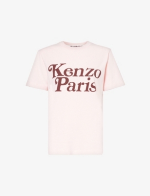 新品未使用 タグ付 KENZO PARIS 半袖Tシャツ VERDY ピンク KENZO - KENZO x Verdy brand-print cotton-jersey T-shirt