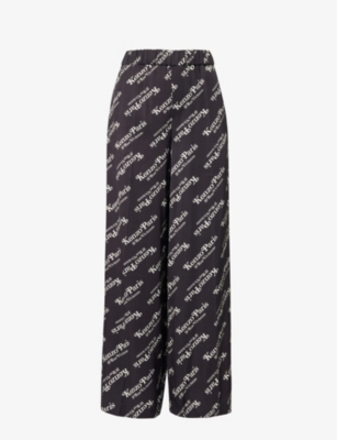 Kenzo Trousers In Black