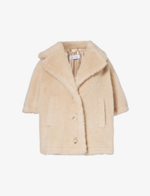 MAX MARA: Aleggio relaxed-fit wool-blend cape