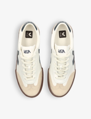 Veja Multicolor Suede And Fabric Volley Sneakers In White