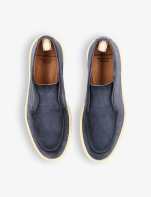 OFFICINE CREATIVE: Bones slip-on suede boots