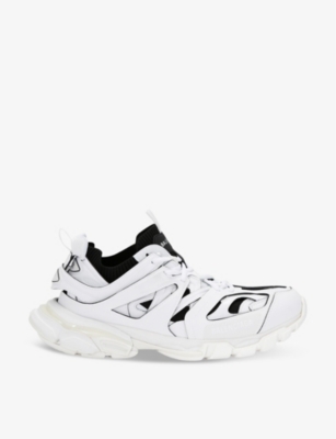 BALENCIAGA: Track nylon and mesh low-top trainers