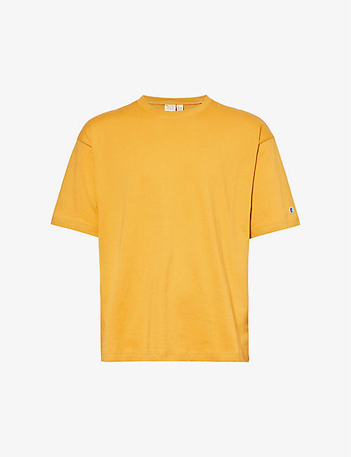 CHAMPION: Brand-appliqué regular-fit cotton-jersey T-shirt