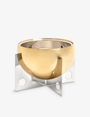 Shop Jonathan Adler Berlin Sphere Stainless-steel Ice Bucket 24.8cm