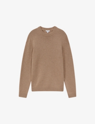 REISS: Avon long-sleeve regular-fit wool-blend jumper