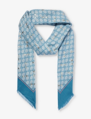 Gucci scarf selfridges cheap