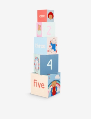 ORANGE TREE TOYS: Paddington wooden stacking cubes set of five