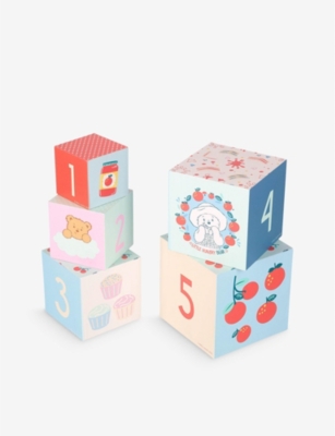 ORANGE TREE TOYS: Paddington wooden stacking cubes set of five