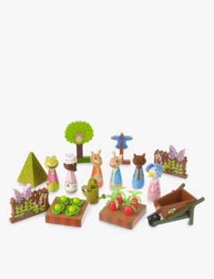 ORANGE TREE TOYS: Peter Rabbit wooden play set