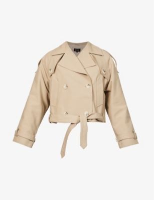 MEOTINE: Bobby cropped cotton coat