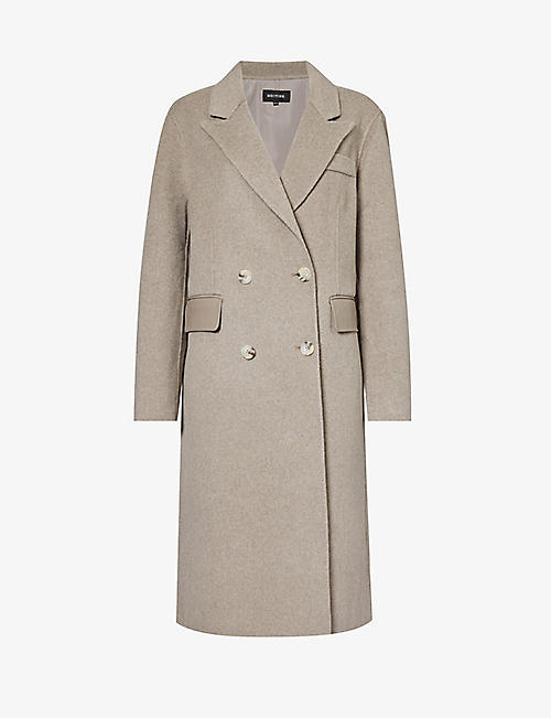 MEOTINE: Miles double-breasted wool-blend coat