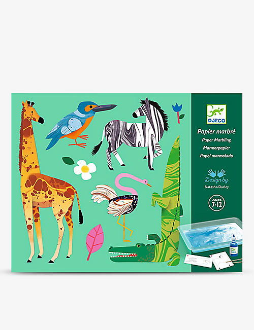 DJECO: Animal paper marbling arts and crafts kit