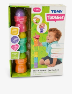 TOMY: Hide & Squeak Egg Stackers playset