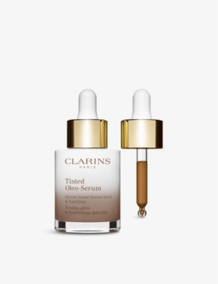 Shop Clarins 8 Tinted Oleo-serum 01 Skin Tint 30ml