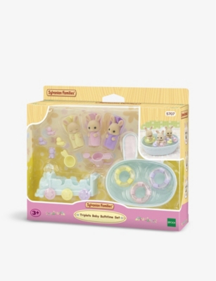 SYLVANIAN FAMILIES: Triplets Bathtime playset