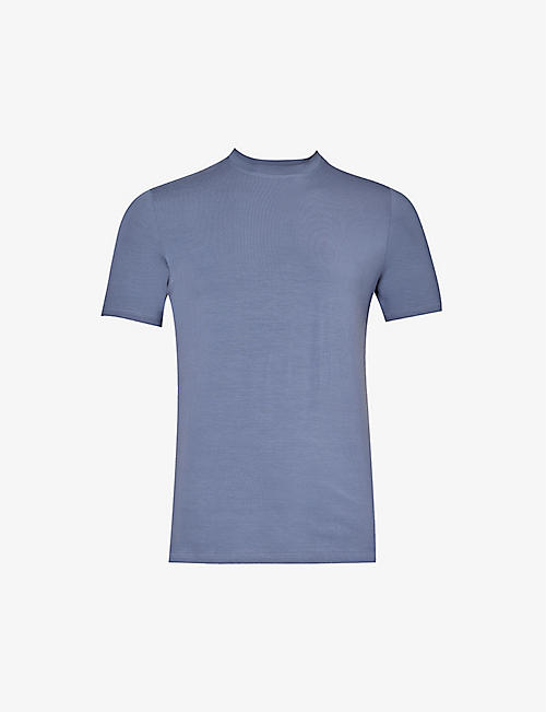 ZIMMERLI: Pureness crew-neck regular-fit stretch-jersey T-shirt