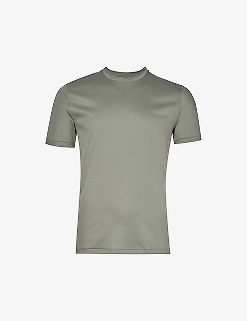 ZIMMERLI: Sea Island crew-neck regular-fit stretch-jersey T-shirt