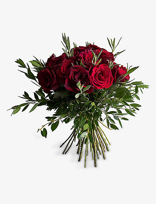 THE REAL FLOWER COMPANY: Simply Red Roses medium scented bouquet