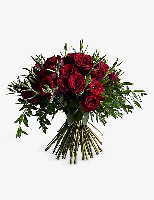 THE REAL FLOWER COMPANY: Simply Red Roses Ultimate 50-stem scented bouquet