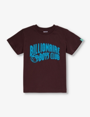 Billionaire Boys Club Boys Brown Kids Logo-print Cotton-jersey T-shirt 8 Years