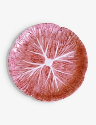 LES OTTOMANS: Radicchio ceramic dinner plate 30cm