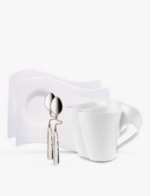 VILLEROY & BOCH: NewWave porcelain cappuccino set of six