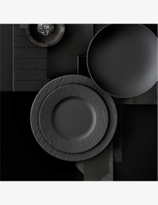 VILLEROY & BOCH: Manufacture Rock porcelain breakfast set of 20