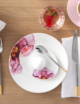 VILLEROY & BOCH: Rose Garden porcelain breakfast set of eight