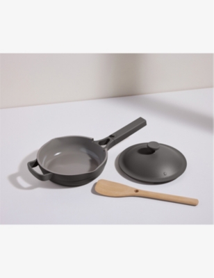 Our Place Char Mini Always Pan Cast Aluminium And Ceramic Cooking Pan In Charcoal